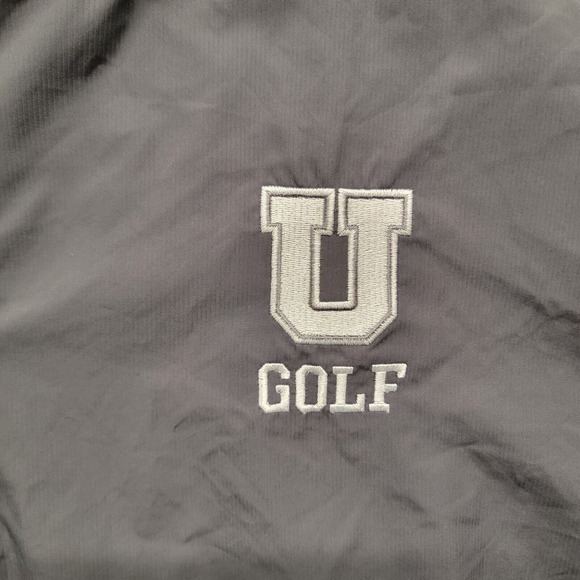 Nike Storm Fit Golf Pullover Mens Size Large Gray Blue Long Sleeve Windbreaker - Picture 8 of 13